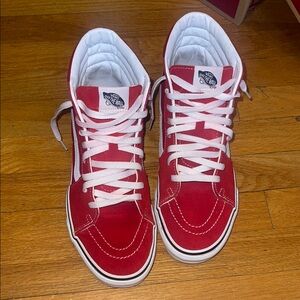 Vans Sk8-Hi Racing Red/True White Sneakers